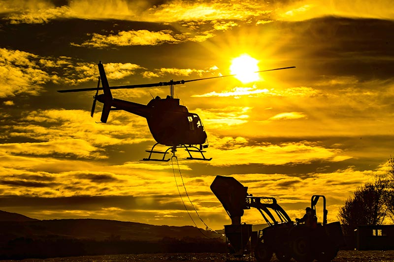 Dry Speading Helicopter Louisiana