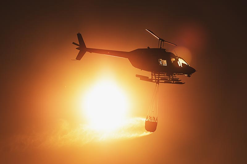 Firefighting Helicopter in Louisiana